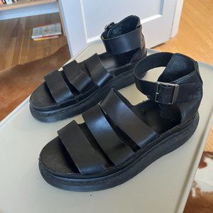 Dr. Martens Clarissa Chunky Strap Sandal Black EU 39 US 8